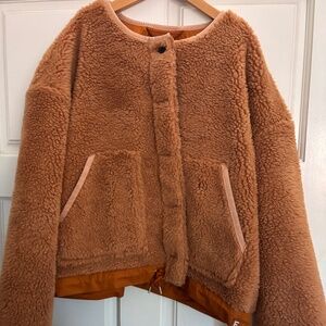 Everlane fleece teddy jacket/liner